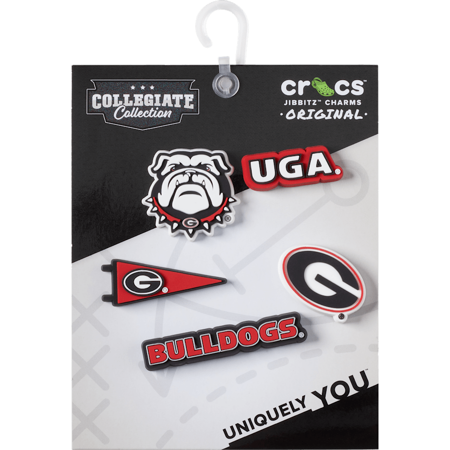 University of Georgia 5 Pack Jibbitz™ charms