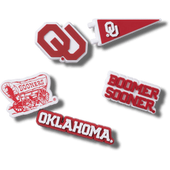 Univ of Oklahoma 5 Pack Jibbitz™ charms