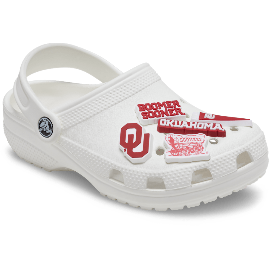 Univ of Oklahoma 5 Pack Jibbitz™ charms