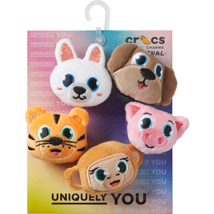 Fuzzy Animal 5 Pack Jibbitz™ charms