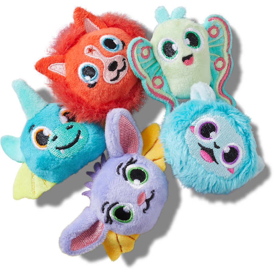 Fuzzy Fantasy Animals 5 Pack Jibbitz™ charms