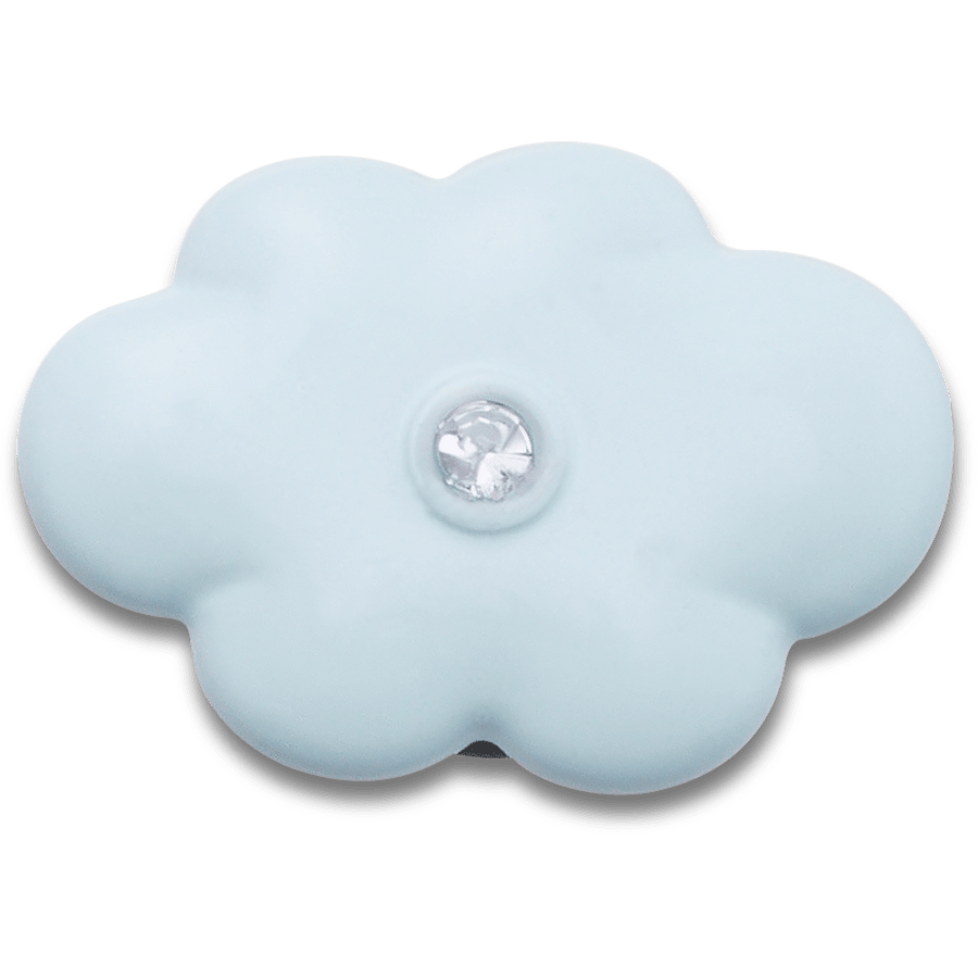 Blue Flower With Crystal Jibbitz™ charms