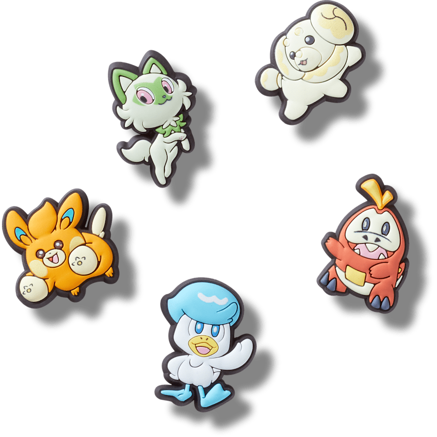 Pokemon Paldea 5 Pack Jibbitz™ charms