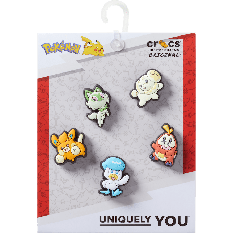 Pokemon Paldea 5 Pack Jibbitz™ charms