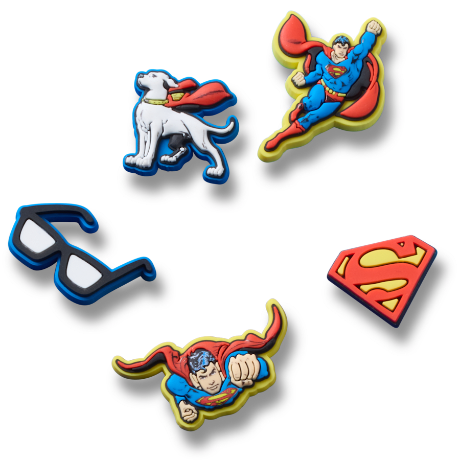 Superman 5 Pck Jibbitz™ charms