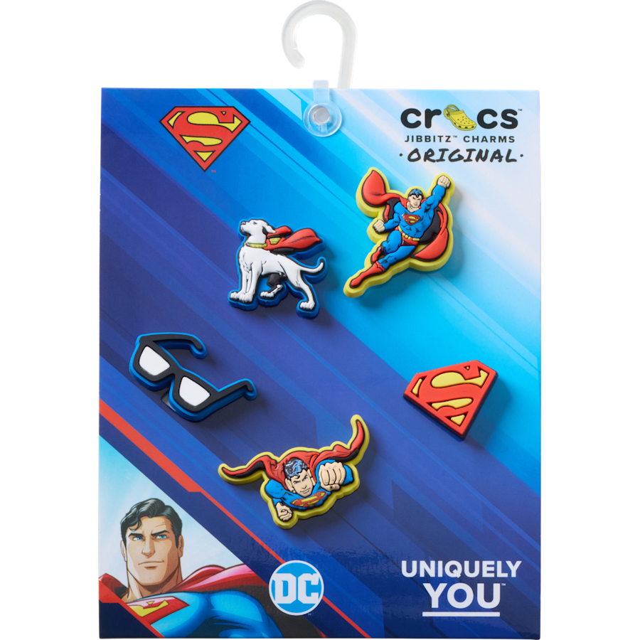 Superman 5 Pck Jibbitz™ charms