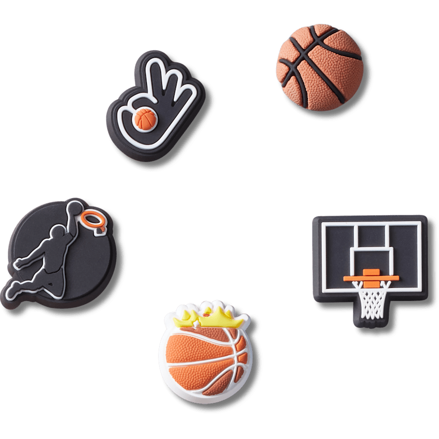Basketball Team 5 Pack Jibbitz™ charms
