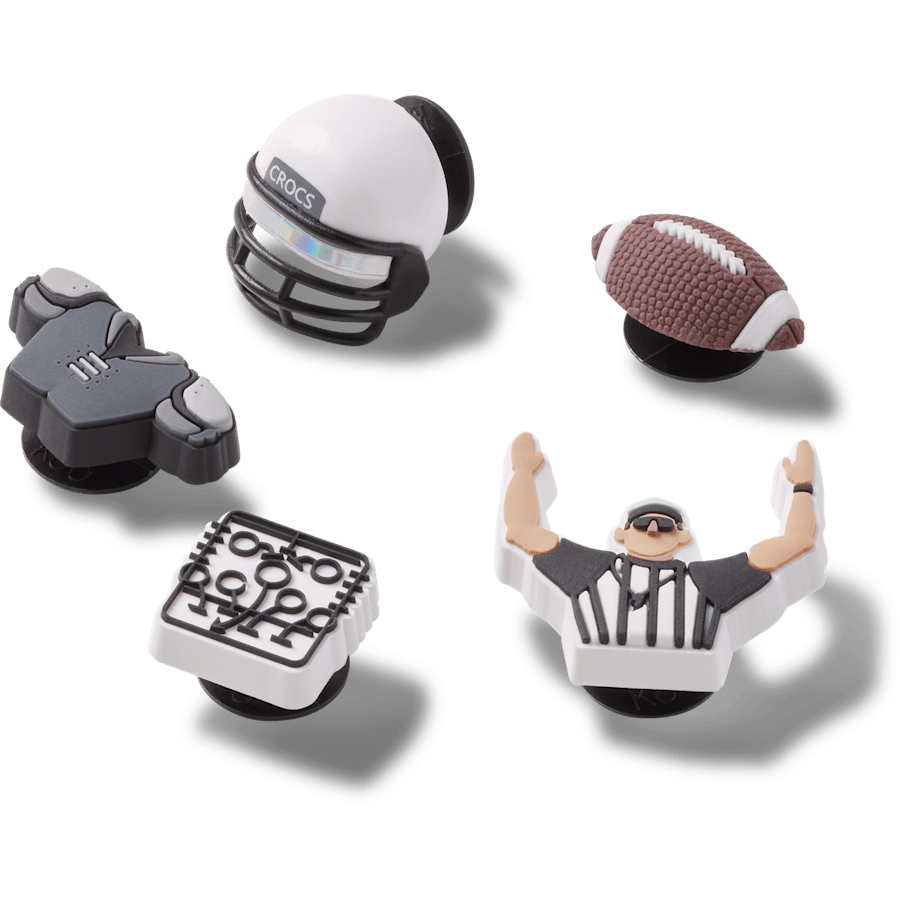 Football Team 5 Pack Jibbitz™ charms