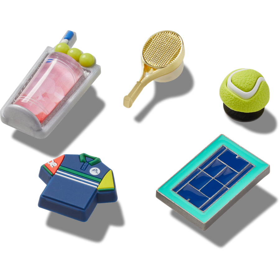 Day at The Tennis Court 5 Pack Jibbitz™ charms
