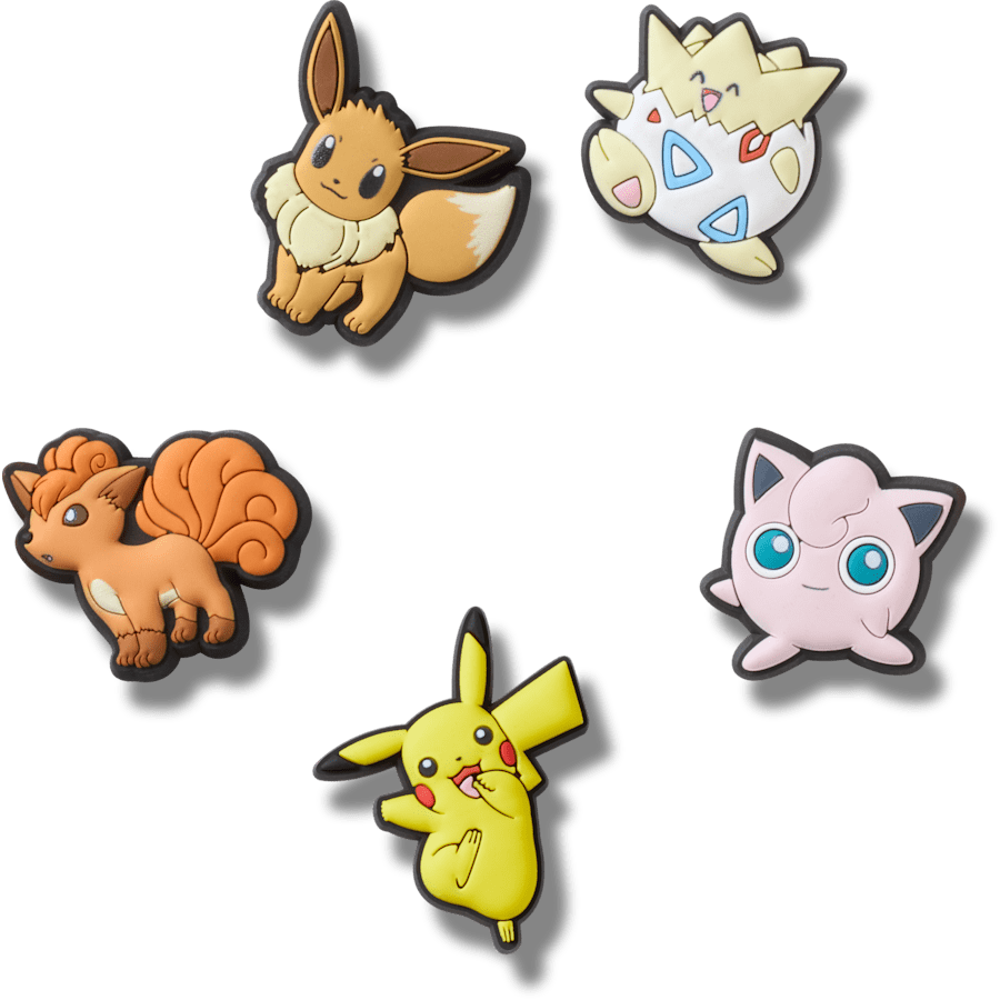 Pokemon Character 5 Pck Jibbitz™ charms