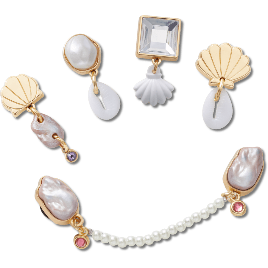 Elevated Pearl 5 Pack Jibbitz™ charms