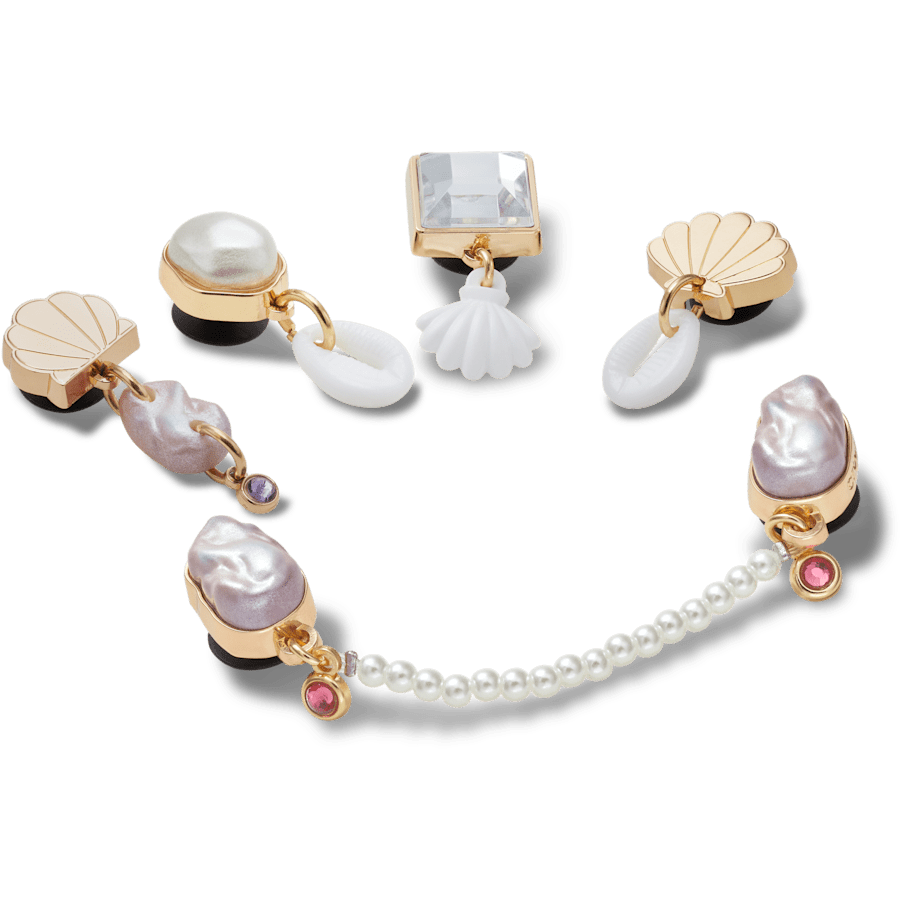 Elevated Pearl 5 Pack Jibbitz™ charms
