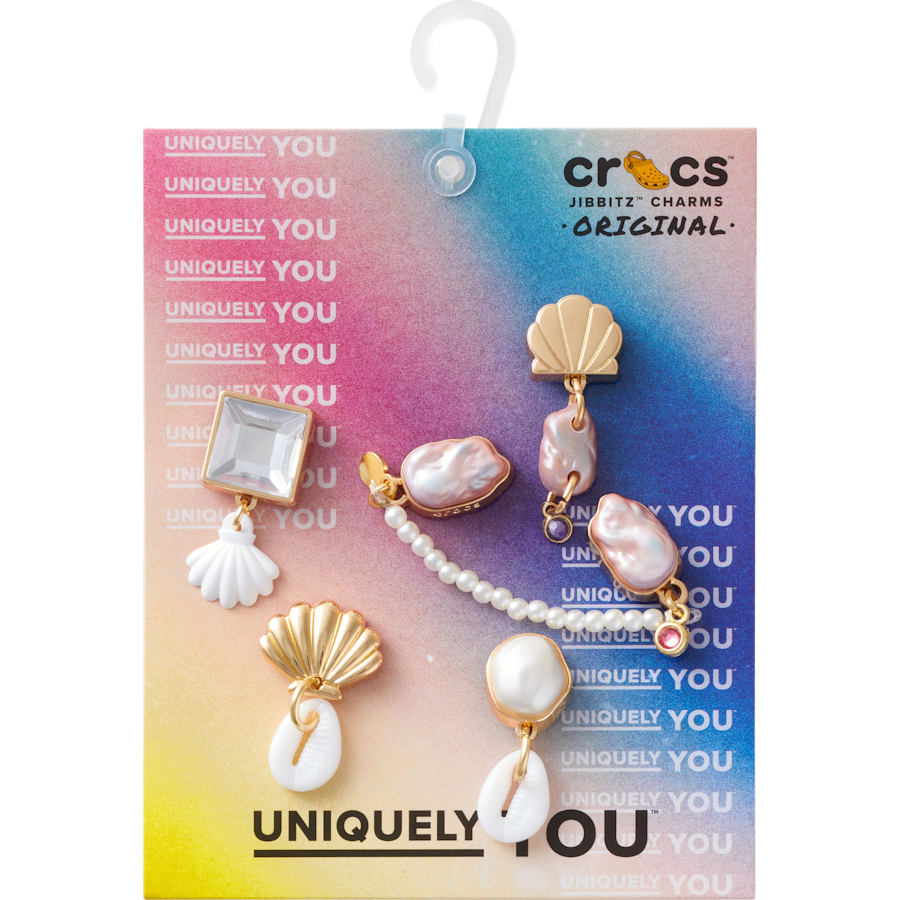 Elevated Pearl 5 Pack Jibbitz™ charms