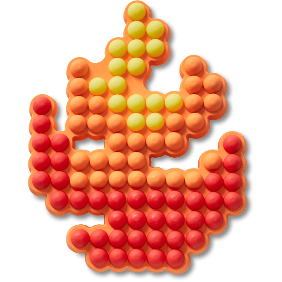 Beaded Flame Jibbitz™ charms