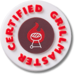 Certified Grill Master Badge Jibbitz™ charms