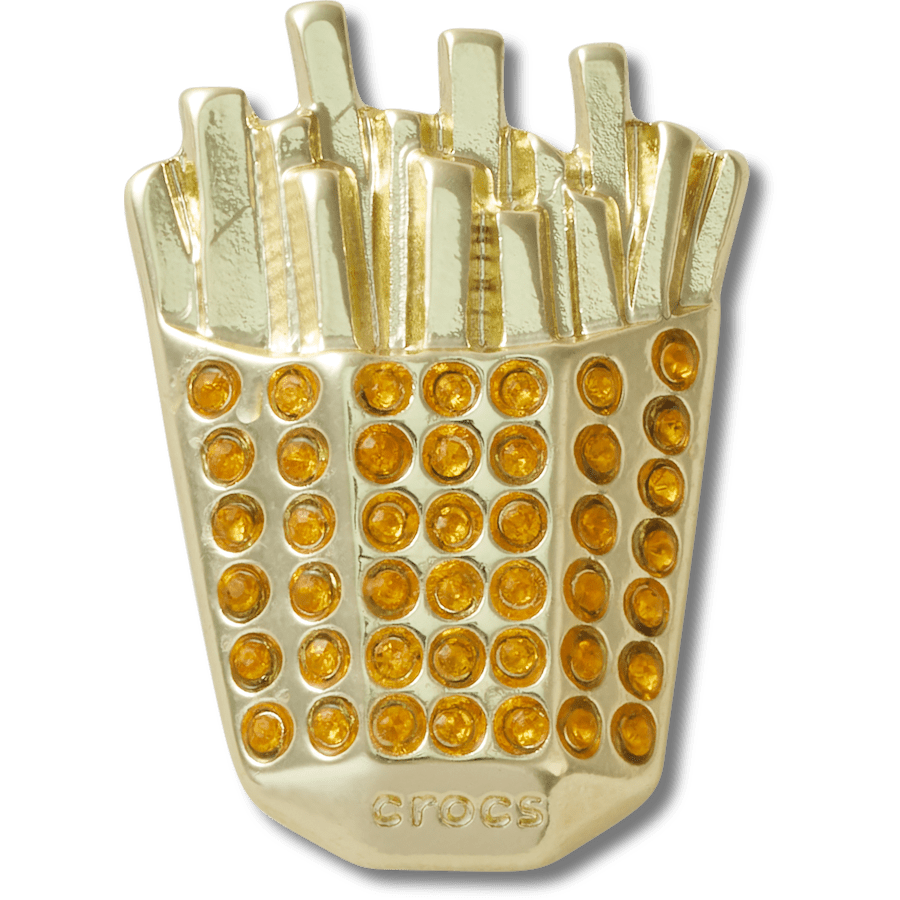 Gold French Fries Jibbitz™ charms