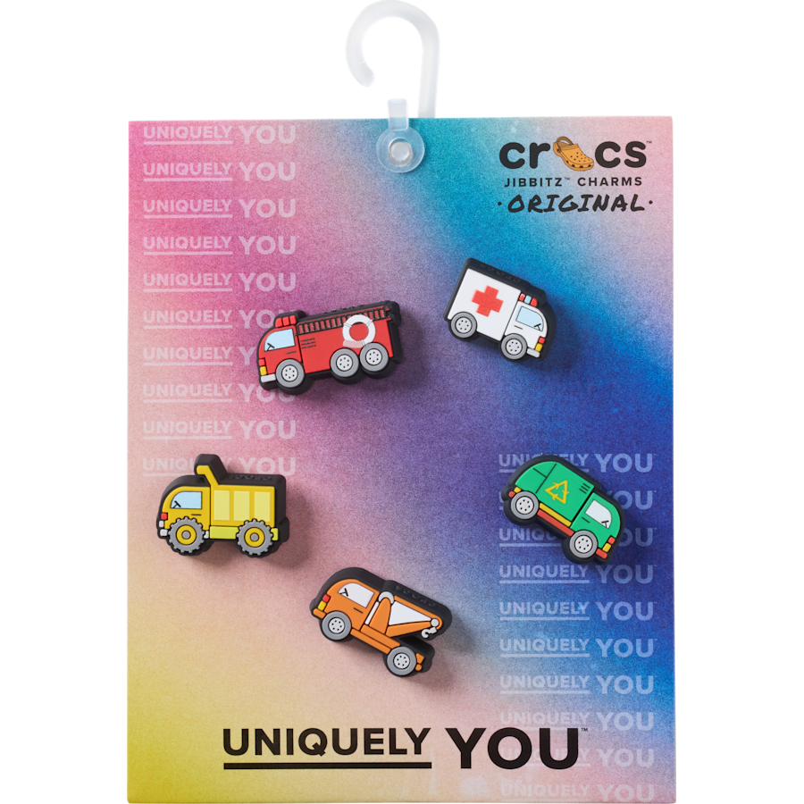 Tiny Work Trucks 5 Pack Jibbitz™ charms