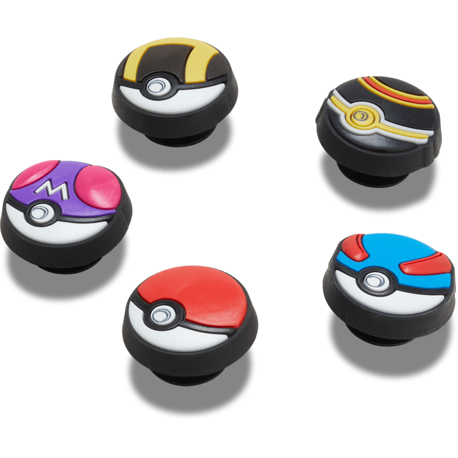 Poke Ball 5 Pack Jibbitz™ charms