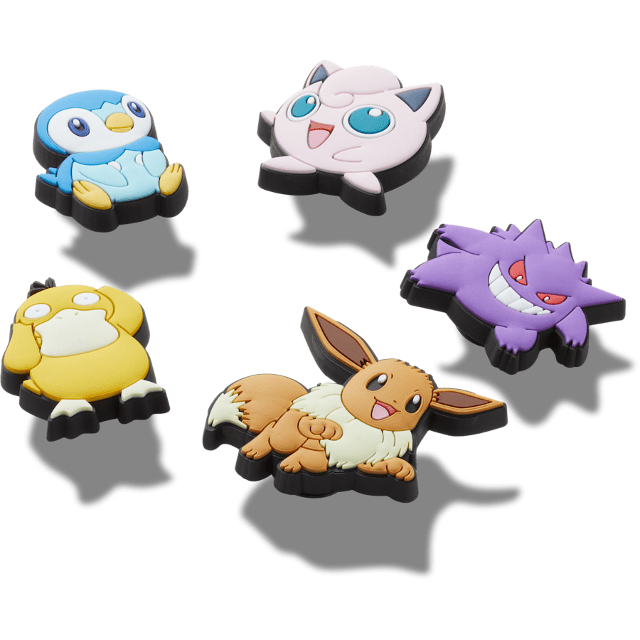 Pokemon Assrtd 5 Pck Jibbitz™ charms