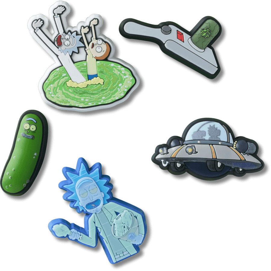 Rick and Morty 5 Pack Jibbitz™ charms