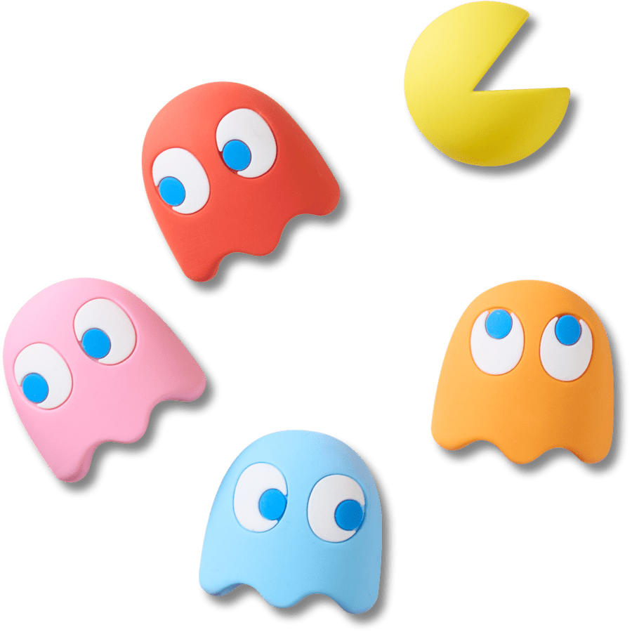 Pacman II 5 Pack Jibbitz™ charms