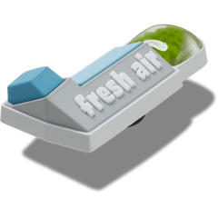 Dimensional Fresh Air Inhaler Jibbitz™ charms