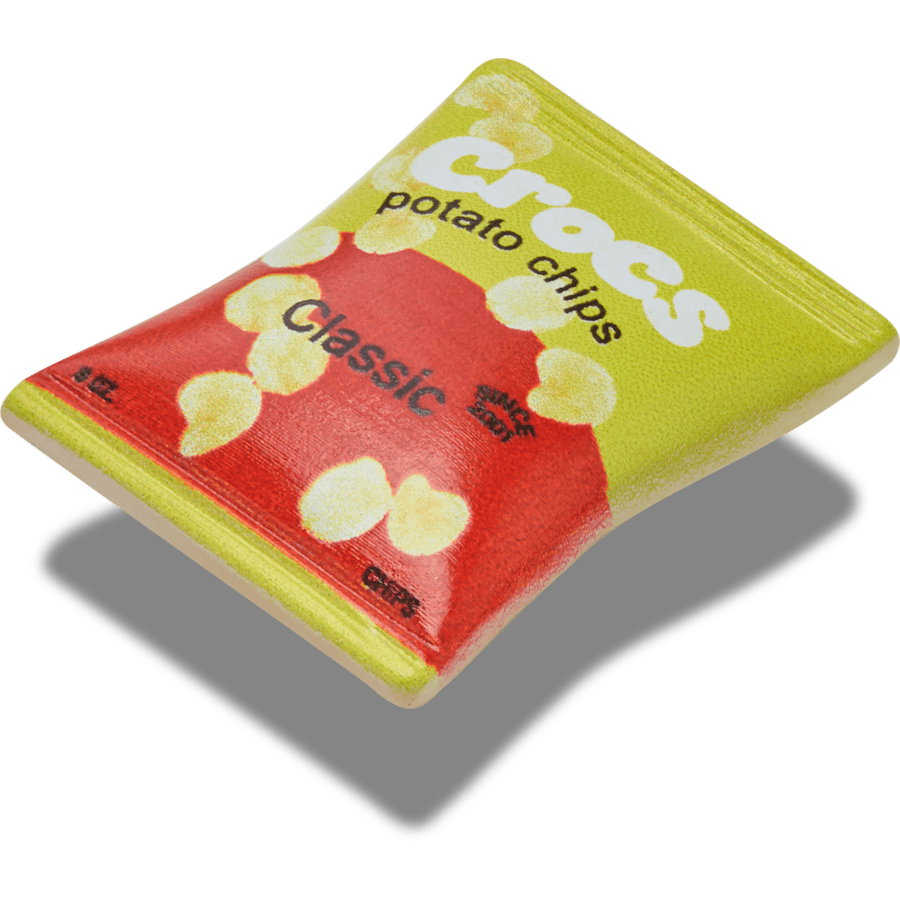 Yellow Red Chip Bag Jibbitz™ charms