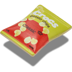 Yellow Red Chip Bag Jibbitz™ charms