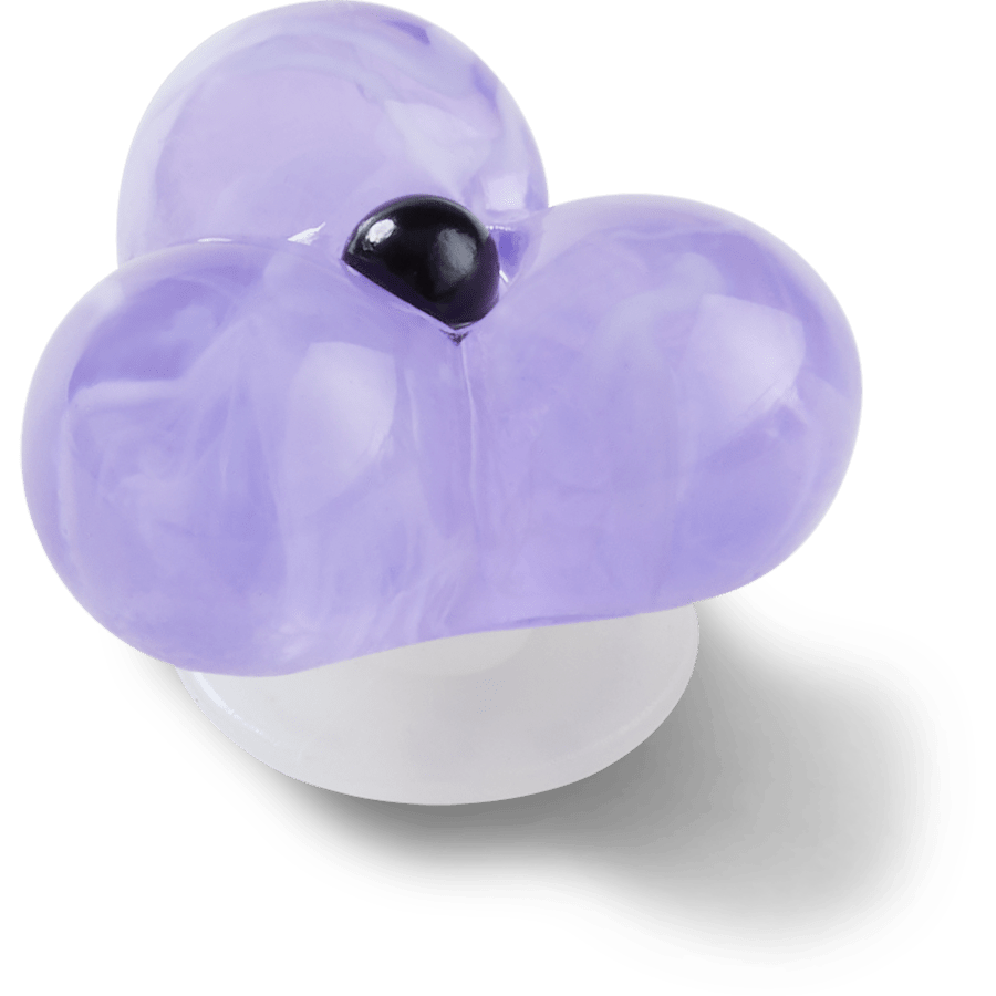 Expressive Floral Purple Jibbitz™ charms