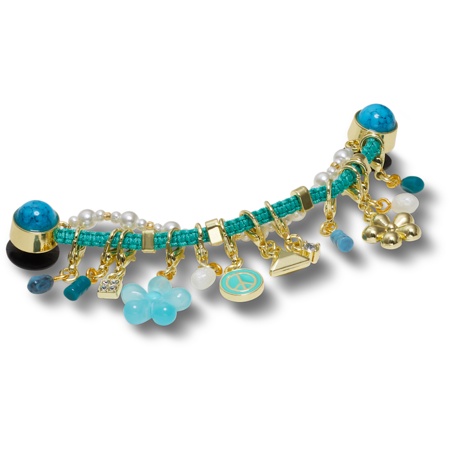 Blue Adjustable Charm Chain Jibbitz™ charms