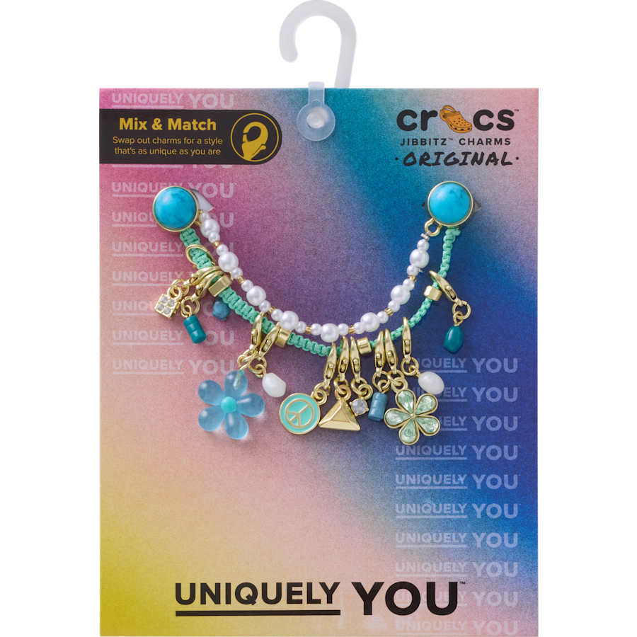 Blue Adjustable Charm Chain Jibbitz™ charms