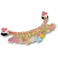 Pink Adjustable Charm Chain Jibbitz™ charms