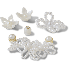White Pearl Beaded 5 Pack Jibbitz™ charms