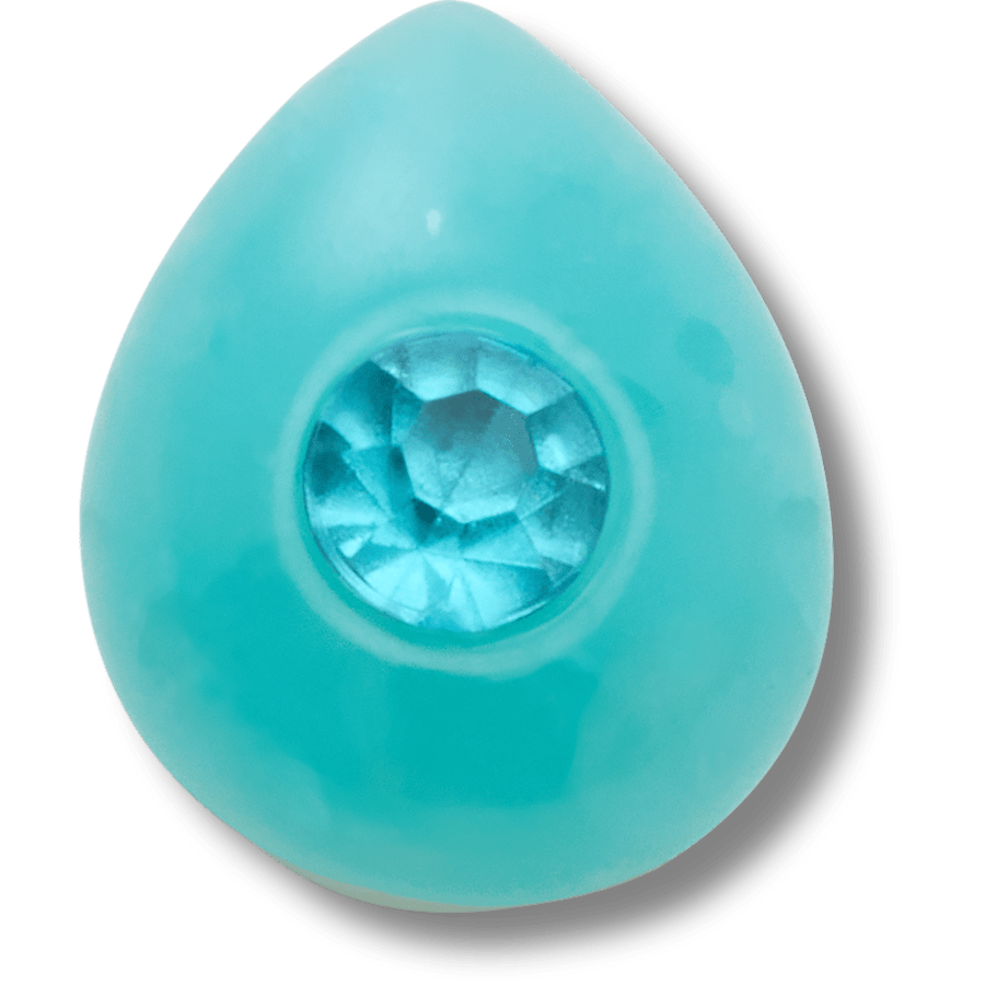 Aquamarine March Birthstone Collection Jibbitz™ charms