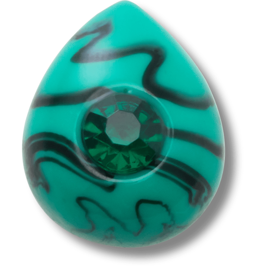 Emerald May Birthstone Collection Jibbitz™ charms