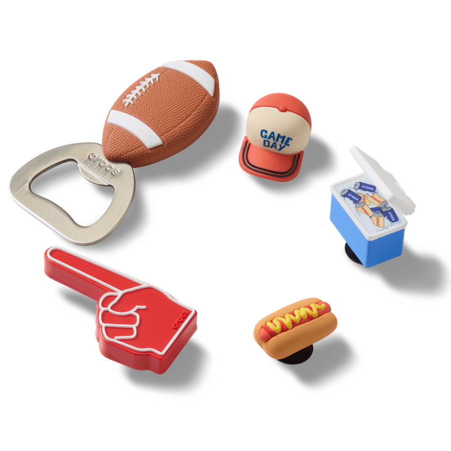 Tailgate 5 Pack Jibbitz™ charms