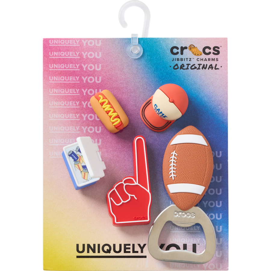 Tailgate 5 Pack Jibbitz™ charms