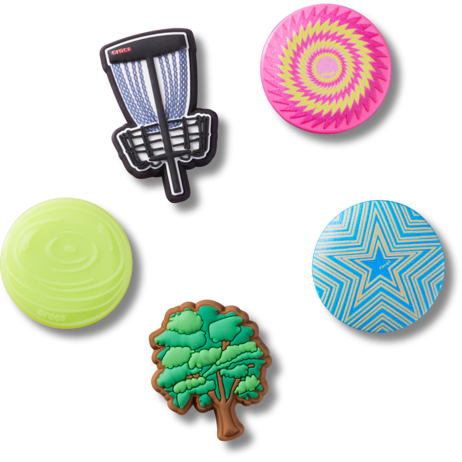 Disc Golf 5 Pack Jibbitz™ charms