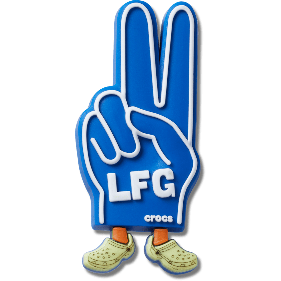 LFG Foam Peace Sign Jibbitz™ charms