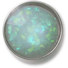 Opal Circle Gem Jibbitz™ charms