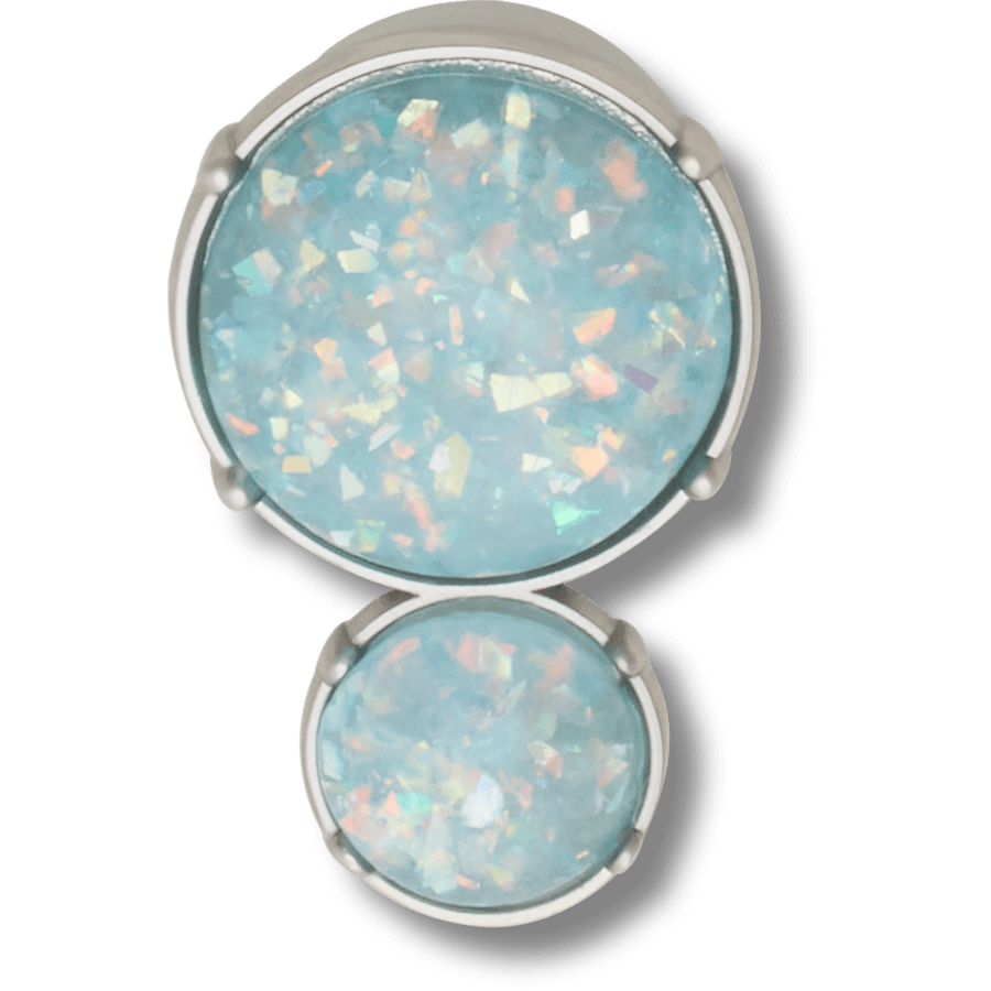 Opalescent Meta Double Gem Jibbitz™ charms