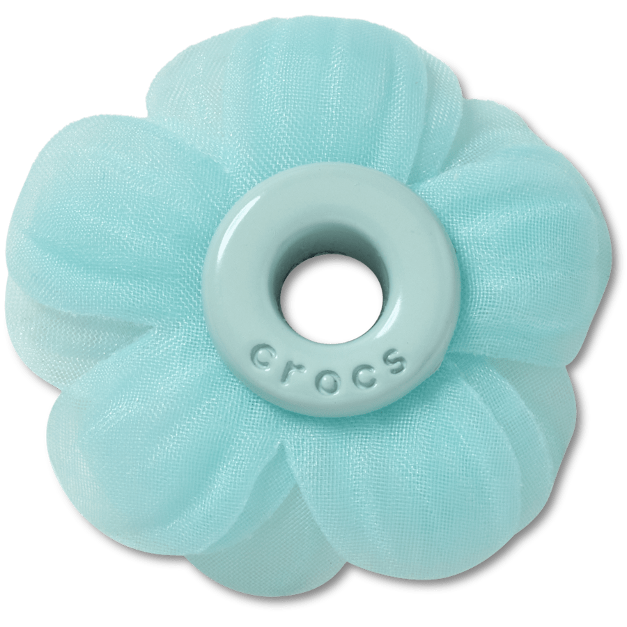 Blue Chiffon Grommet Jibbitz™ charms