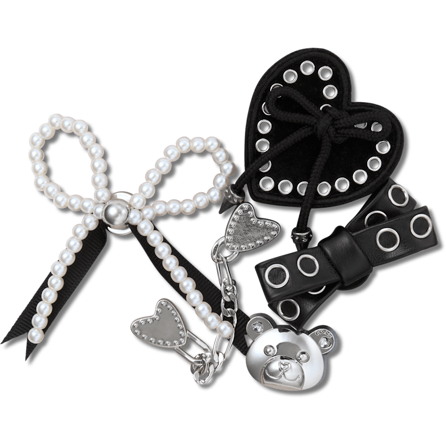 Indie Luxe Silver 5 Pack Jibbitz™ charms