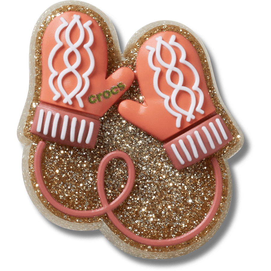 Glitter Pink Mittens Jibbitz™ charms