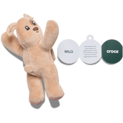 Huggitz Brown Puppy Jibbitz Shoe Charm