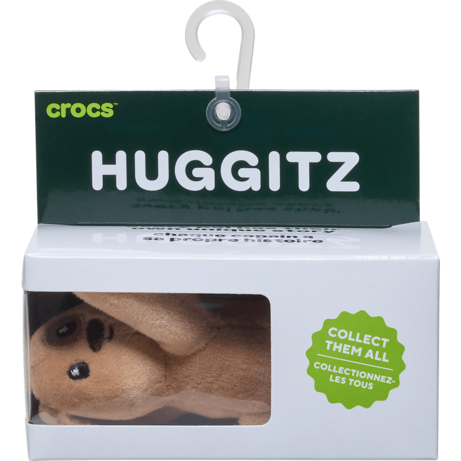 Huggitz Brown Puppy Jibbitz Shoe Charm