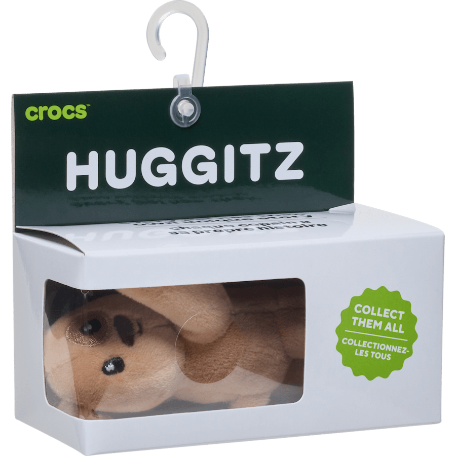 Huggitz Brown Puppy Jibbitz Shoe Charm