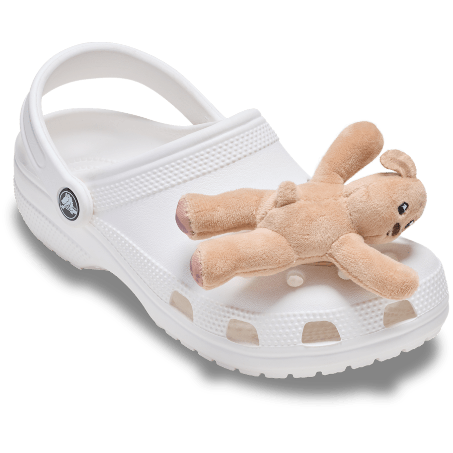 Huggitz Brown Puppy Jibbitz Shoe Charm