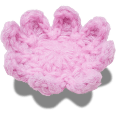 Crochet Light Pink Flower Jibbitz™ charms
