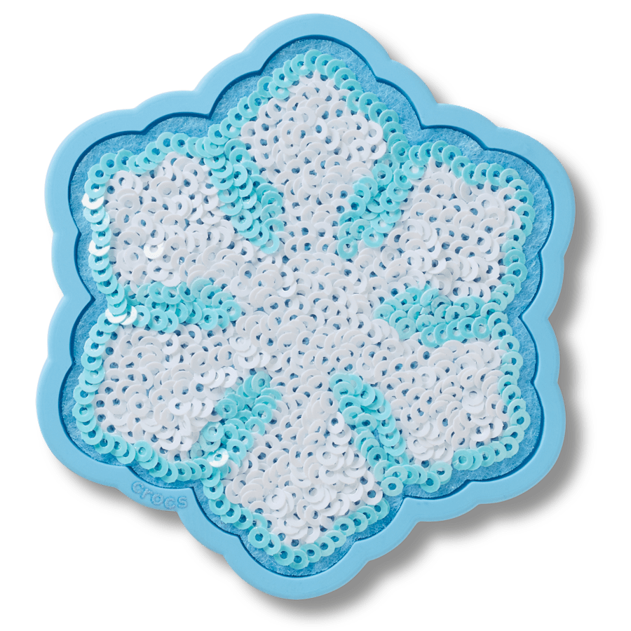 Sequin Snowflake Jibbitz™ charms
